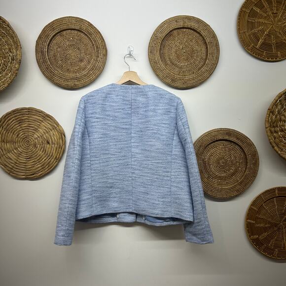 J. Crew Tweed Lady Jacket Blazer Plus Size 18 Button Preppy Business Office - Picture 2 of 7